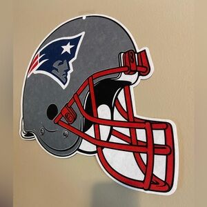 New England Patriots Helmet Wall Art